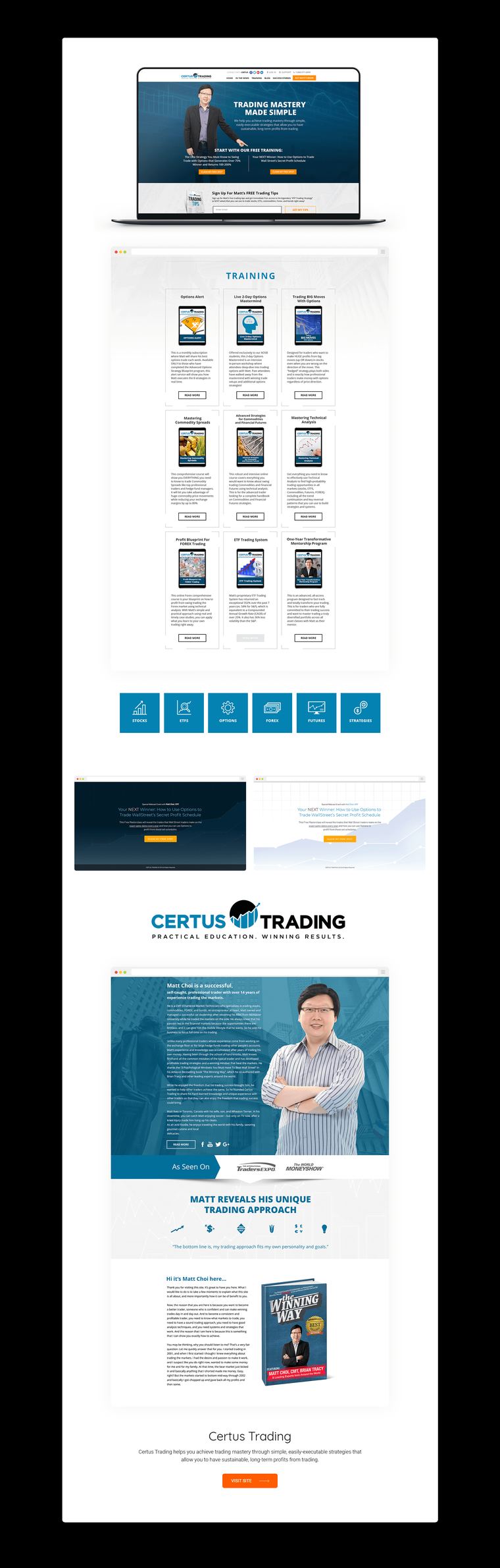 Certus Trading — website built by Marvin Balmaceda