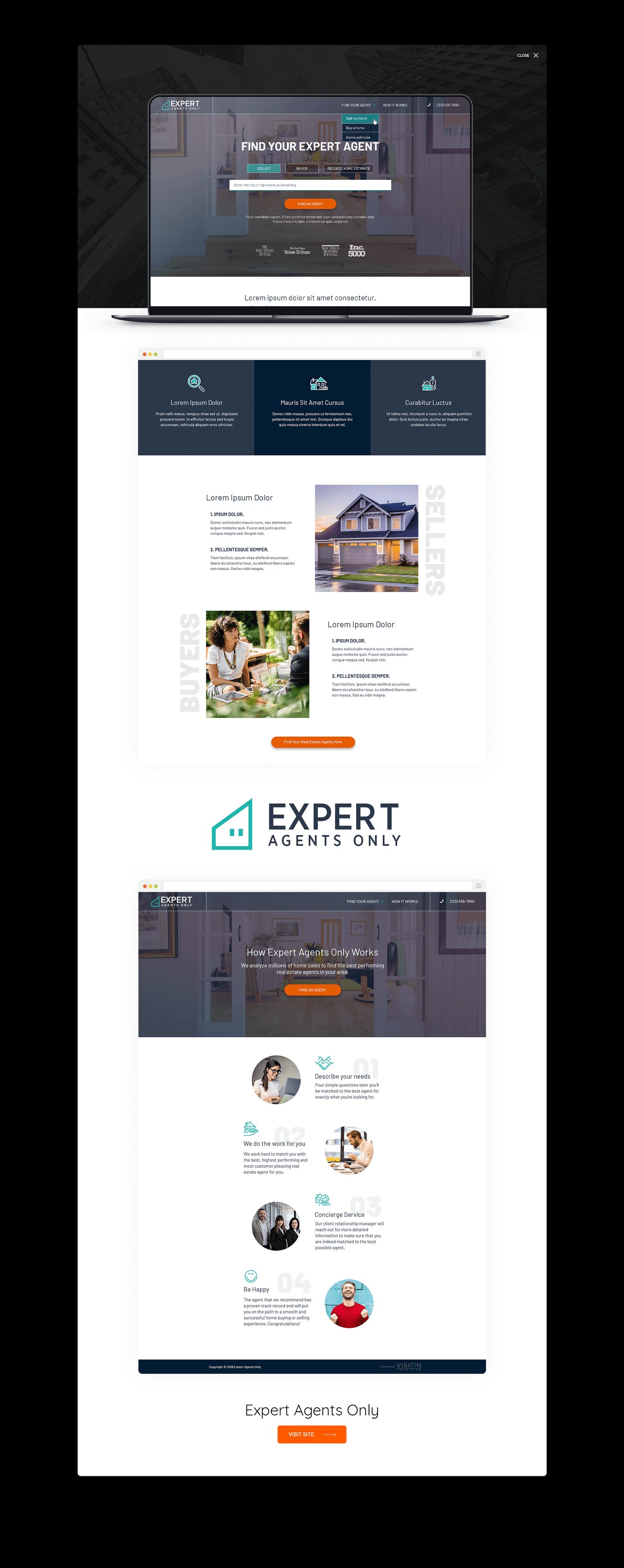 Expert Agents Only — website built by Marvin Balmaceda