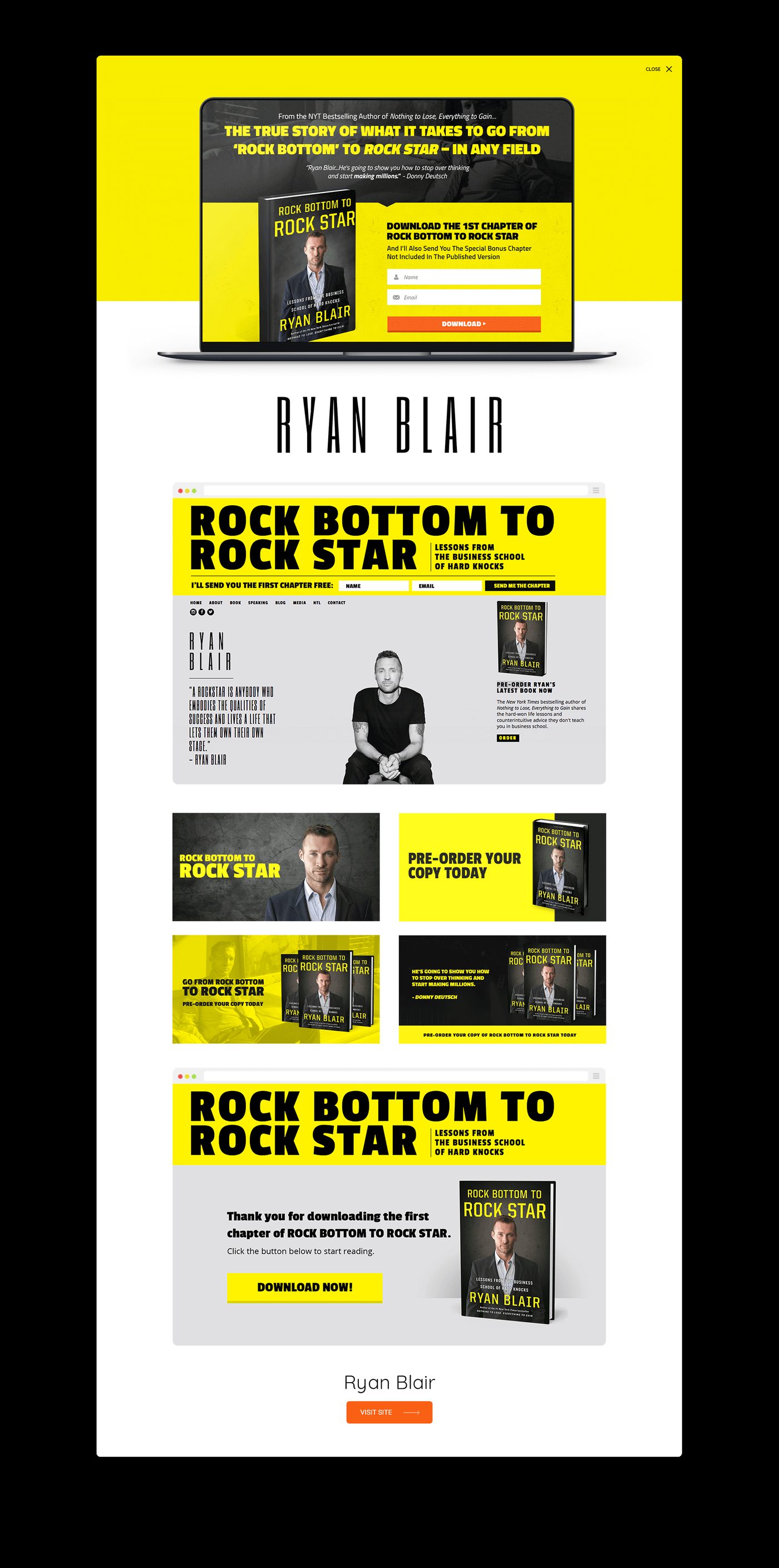 Ryan Blair — website built by Marvin Balmaceda
