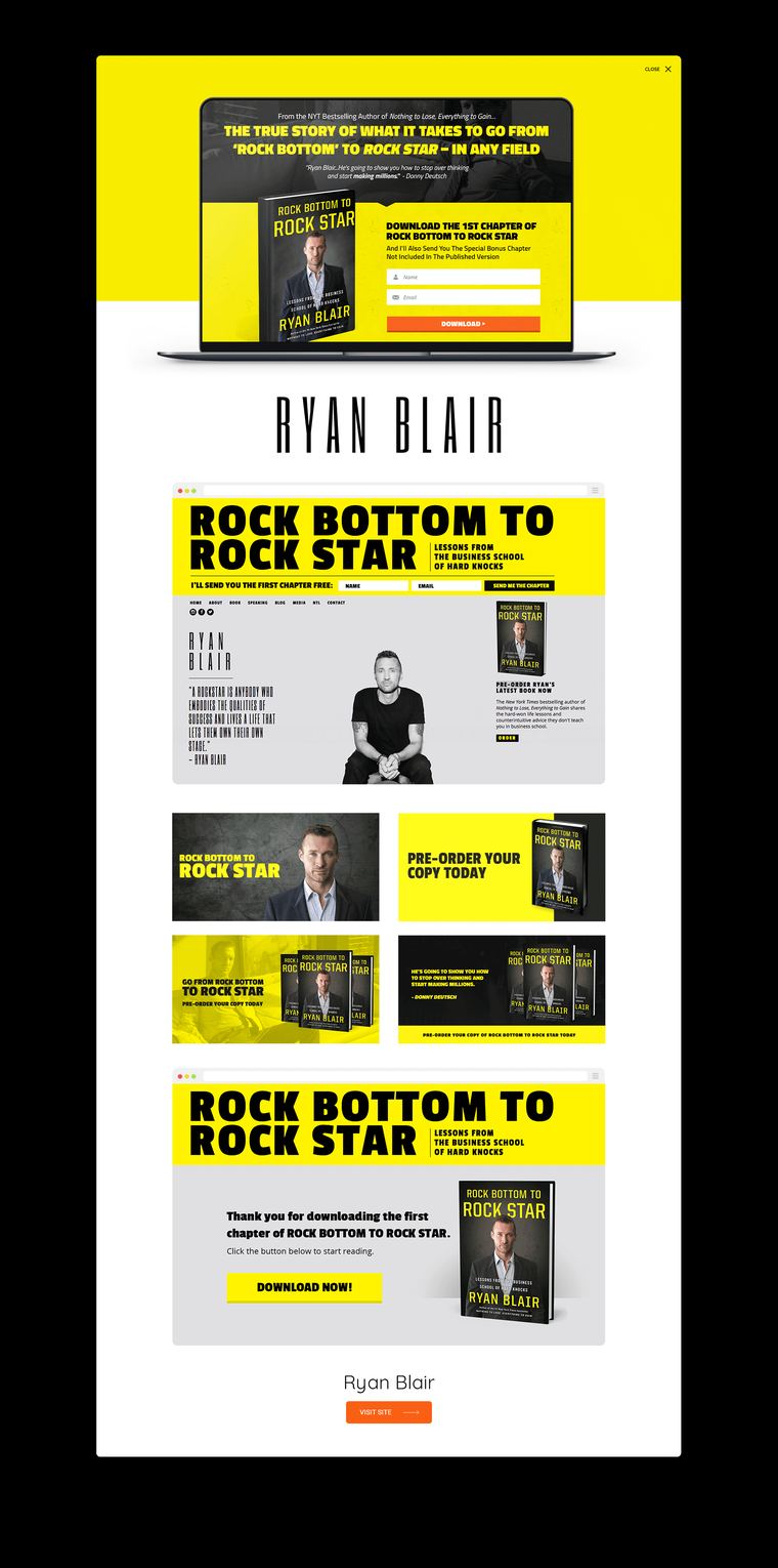 Ryan Blair — website built by Marvin Balmaceda