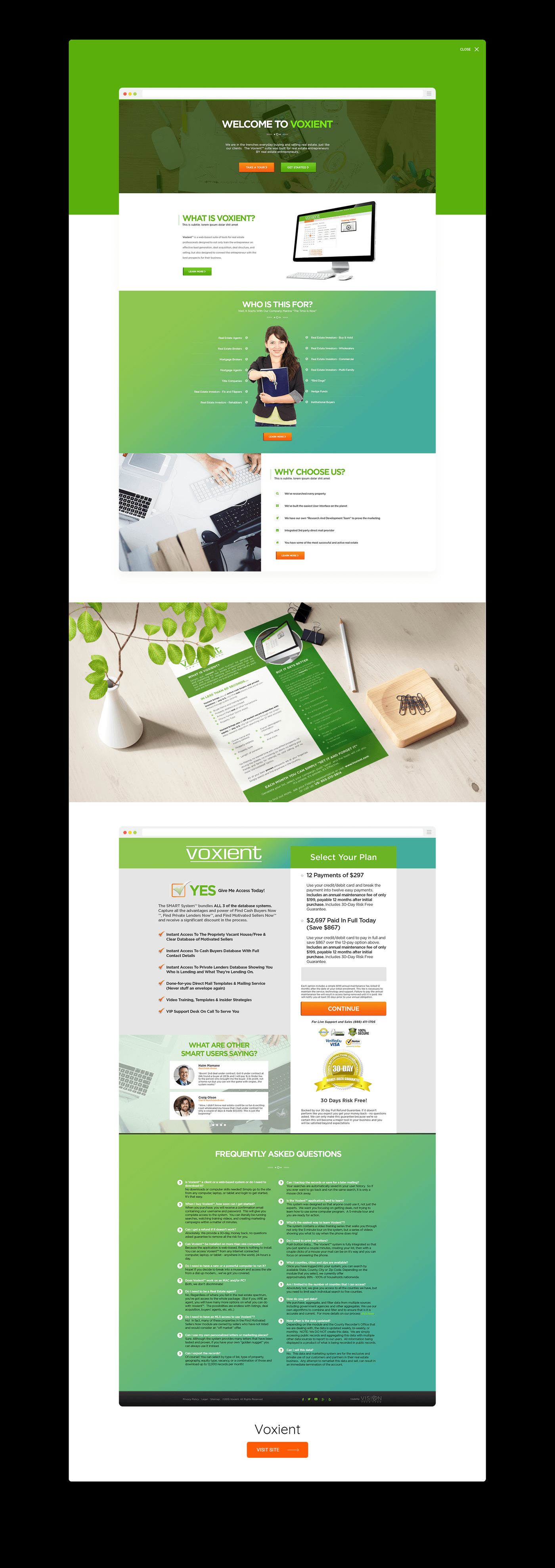 Voxient — website built by Marvin Balmaceda