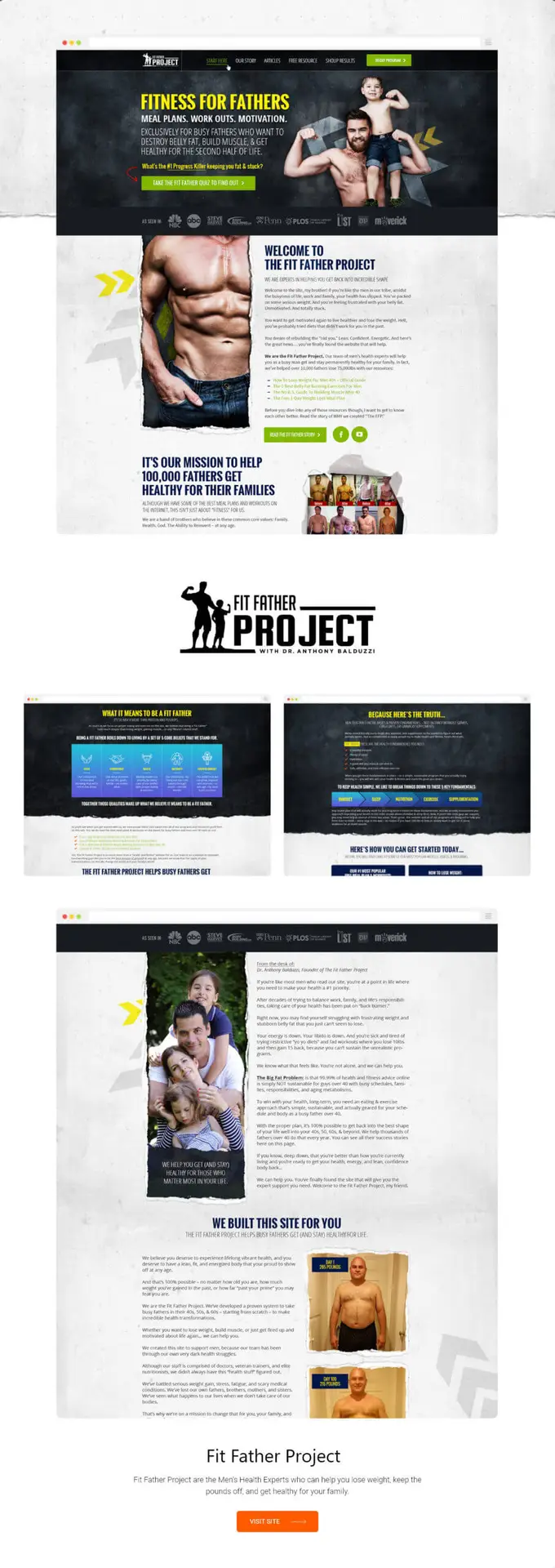 Landing Pages - Fit Father