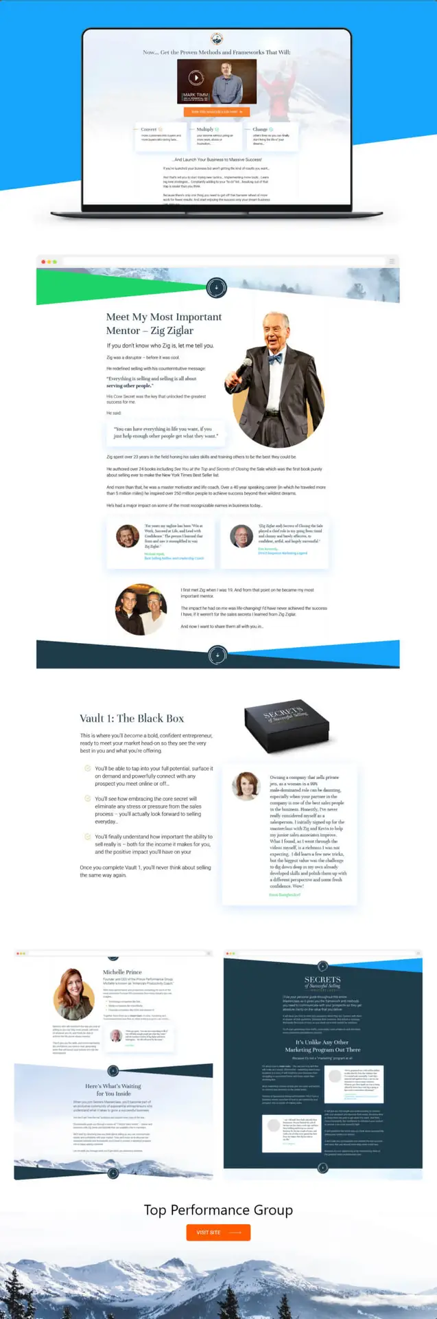 Landing Pages - Top Performance Group